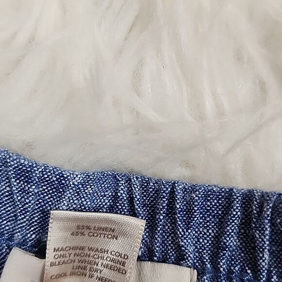 Linen Blend Skirt Loft Size M - Picture 4 of 5